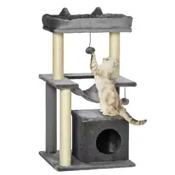 Netto Marken-Discount PawHut Kratzbaum Spanplatte, Poyester Angebot
