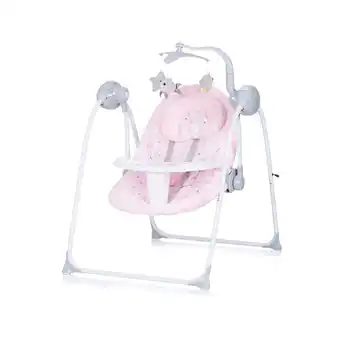 Netto Marken-Discount Chipolino Babywippe Nux klappbar Musik Schwingfunktion Fernbedienung Spielbogen rosa Angebot