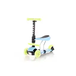 Netto Marken-Discount Lorelli Kinderroller Laufrad 2 in 1 Smart PU Räder leuchten klappbar verstellbar hellgrün Angebot
