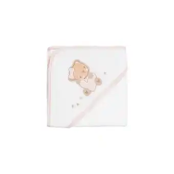 Netto Marken-Discount Kikkaboo Kapuzenhandtuch Dream Big 90 x 90 cm Babyhandtuch Tiermotiv Baumwolle rosa Angebot