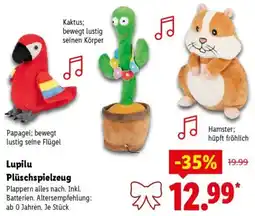 Lidl Lupilu Plüschspielzeug Angebot