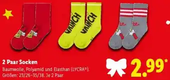 Lidl 2 Paar Socken Angebot