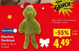 Lidl Plüschtier The Grinch Angebot