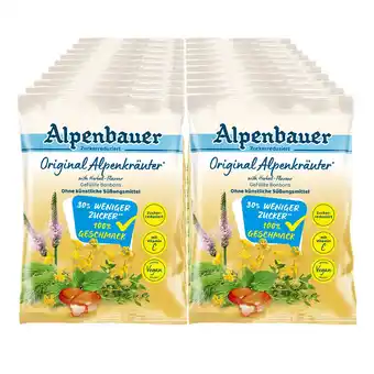 Netto Marken-Discount Alpenbauer Original Alpenkräuterbonbons zuckerreduziert 60g, 20er Pack Angebot