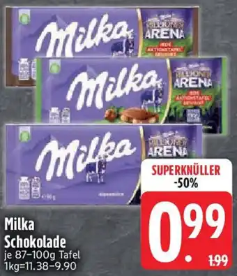 Edeka Milka Schokolade Angebot