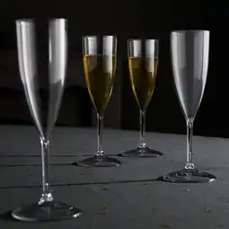 NKD Sektgläser aus Kunststoff, 4er-Pack Angebot