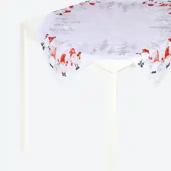NKD Mitteldecke mit Wichtel-Motiven, ca. 80x80cm Angebot