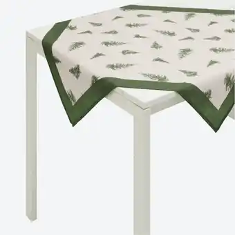 NKD Mitteldecke mit Tannen-Motiv, ca. 80x80 cm Angebot