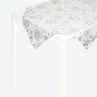 NKD Mitteldecke in winterlichem Design, ca. 80x80cm Angebot