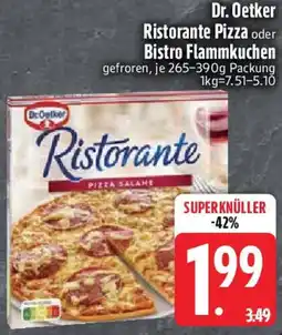 Edeka Dr. Oetker Ristorante Pizza oder Bistro Flammkuchen Angebot