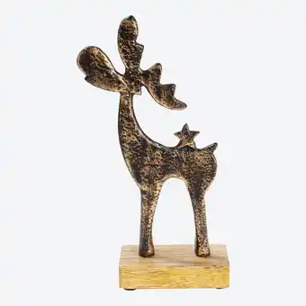 NKD Deko-Rentier-Figur aus Metall, ca. 9x5x19cm Angebot