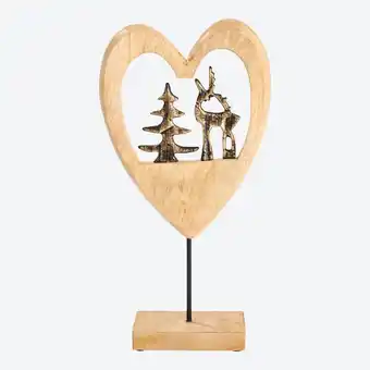 NKD Deko-Herz-Figur, ca. 18x5x35cm Angebot