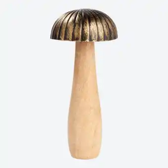 NKD Deko-Pilz-Figur mit Mangoholz, 9x9x20cm Angebot