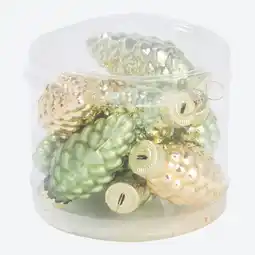 NKD Deko-Zapfen aus Glas, 9er-Set Angebot