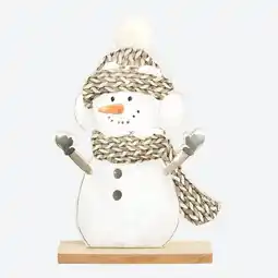 NKD Deko-Schneemann-Figur, ca. 17x3,5x27 cm Angebot