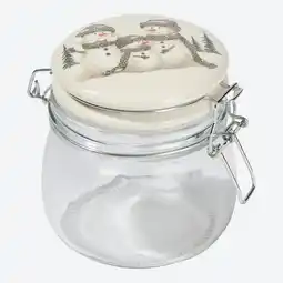 NKD Vorratsglas mit Schneemann-Motiv, ca. 13x11x11,5 cm Angebot