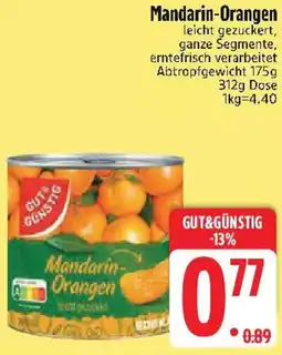 Edeka GUT&GÜNSTIG Mandarin-Orangen Angebot