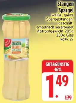 Edeka GUT&GÜNSTIG Stangen Spargel Angebot