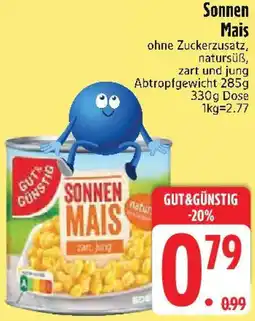 Edeka GUT&GÜNSTIG Sonnen Mais Angebot