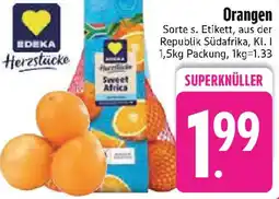 Edeka EDEKA Herzstücke Orangen Angebot