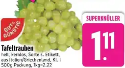 Edeka GUT&GÜNSTIG Tafeltrauben Angebot