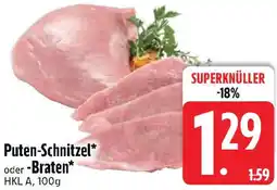 Edeka Puten-Schnitzel oder Braten Angebot