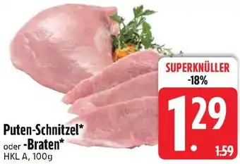 Edeka Puten-Schnitzel oder Braten Angebot
