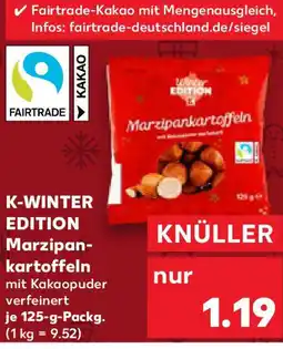 Kaufland K-WINTER EDITION Marzipankartoffeln Angebot