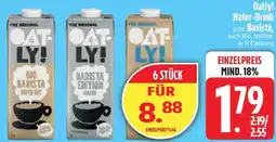 Edeka Oatly! Hafer-Drink oder Barista Angebot