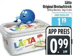 Edeka Lätta Original Brotaufstrich Angebot