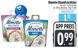 Edeka Almette Alpenfrischkäse Angebot