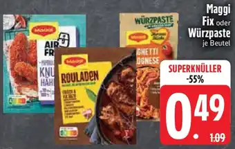 Edeka Maggi Fix oder Würzpaste Angebot