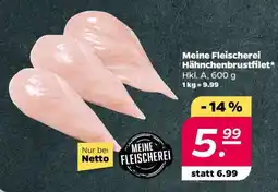 NETTO Meine Fleischerei Hähnchenbrustfilet Angebot