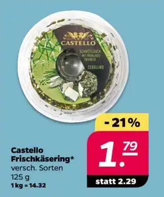NETTO Castello Frischkäsering Angebot