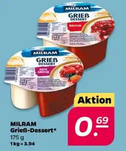 NETTO Milram Grieß Dessert Angebot
