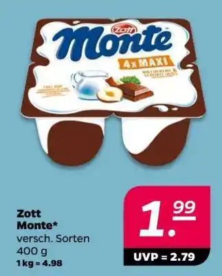 NETTO Zott Monte Angebot