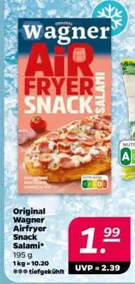 NETTO Original Wagner Airfryer Snack Salami Angebot