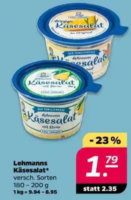 NETTO Lehmanns Käsesalat Angebot