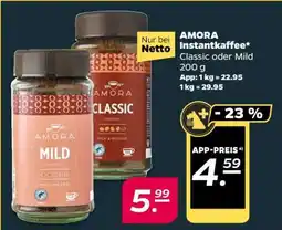NETTO AMORA Instantkaffee Angebot