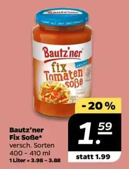 NETTO Bautz’ner Fix Soße Angebot