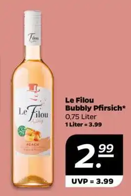 NETTO Le Filou Bubbly Pfirsich Angebot