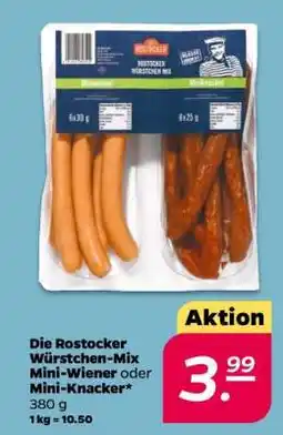 NETTO Die Rostocker Würstchen-Mix Mini-Wiener oder Mini-Knacker Angebot