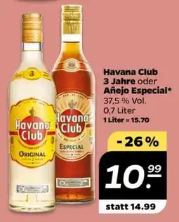 NETTO Havana Club 3 Jahre oder Añejo Especial Angebot