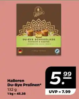 NETTO Halloren Du-Bye Pralinen Angebot