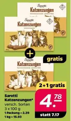 NETTO Sarotti Katzenzungen Angebot