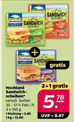 NETTO Hochland Sandwich Scheiben Angebot