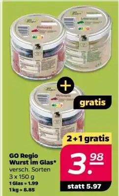 NETTO GO Regio Wurst im Glas Angebot