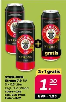 NETTO STIER-BIER Strong 7,9 % Angebot