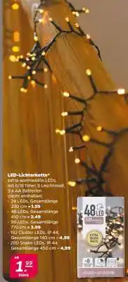 NETTO LED Lichterkette Angebot