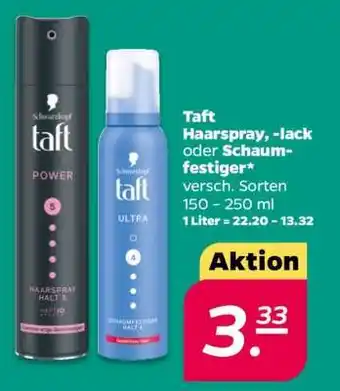 NETTO Taft Haarspray, -lack oder Schaumfestiger Angebot